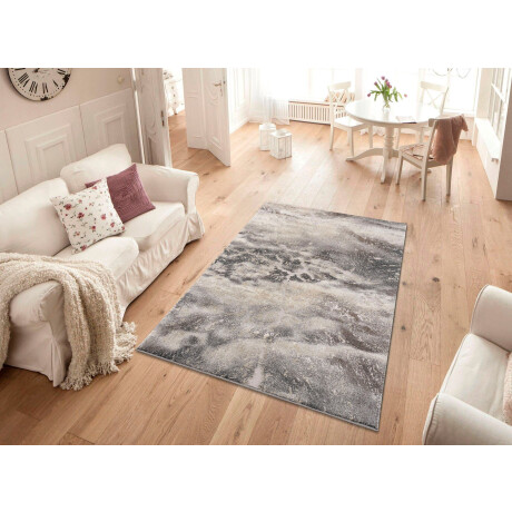 my home Vloerkleed Marmer Tapijt in moderne marmerlook, hoog-laag effect, vlak, effen kleur afbeelding2 - 1