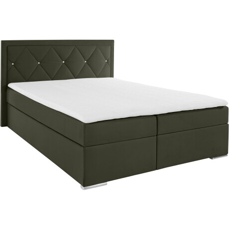 Leonique Boxspring Alfie, bestseller, optioneel met bedlade met strassteentjes in het hoofdbord, h2, h3 en h4 ter keuze afbeelding2 - 1