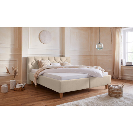 Guido Maria Kretschmer Home&Living Gestoffeerd bed Sunley 100 Kruisstiksel, hoofdbordhoogte 102 cm, zonder of met matras/lattenbodem afbeelding2 - 1