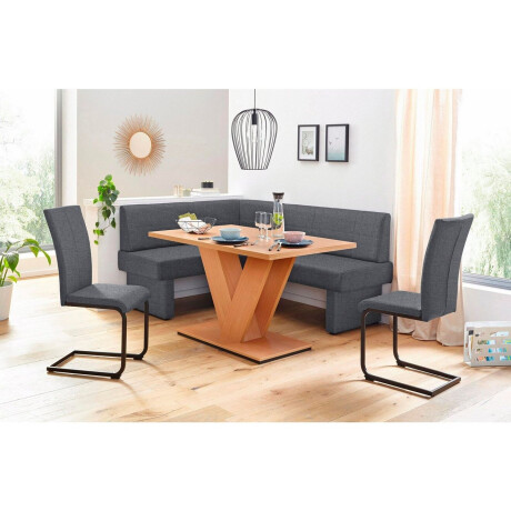 Home affaire Vrijdragende stoel Nils Stoel belastbaar tot 120 kg, frame metaal in chroom-look of zwart (set, 2 stuks) afbeelding2 - 1