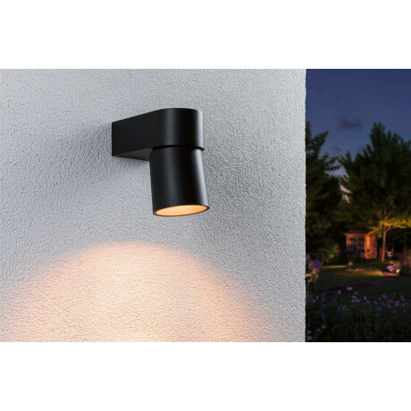 Paulmann Led-wandlamp voor buiten Kimu IP44 80mm 2200K 7,8W 500lm 230V 70° Antraciet Aluminium (1 stuk) afbeelding2 - 1