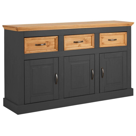 Home affaire Dressoir Selma Commode van massief grenenhout, breedte 145 cm afbeelding2 - 1
