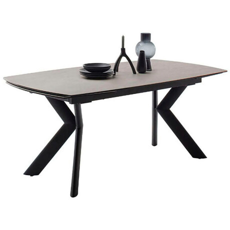 MCA furniture Eettafel OSSANA vierpoot tafel 180-260 cm Keramiek, metaal, eindschuif, uittrekbaar, tafelblad 13 mm, 8-10 personen afbeelding2 - 1