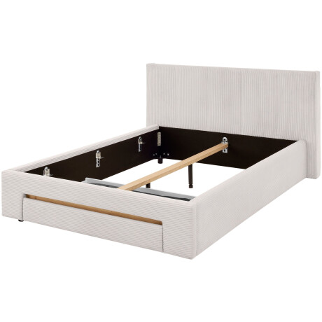 INOSIGN Gestoffeerd bed CiTY/GiRON, bedframe met bedlade, gestoffeerd opbergbed met hondenbed of opberglade, bekleding van corduroy of linnenlook afbeelding2 - 1