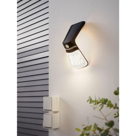 EGLO Plafondlamp LAMOZZO 1 Plafondlamp in zwart van kunststof (1 stuk) afbeelding2 - 1