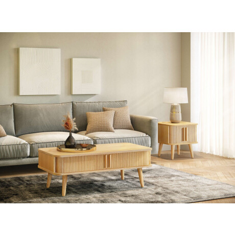 Woodman Salontafel Rove uniek ontwerp, gedeeltelijk massief, breedte 107 cm afbeelding2 - 1