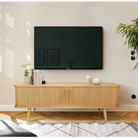 Woodman Tv-meubel Rove bijzonder design, in twee breedtes, met eikenfineer afbeelding2 - 1
