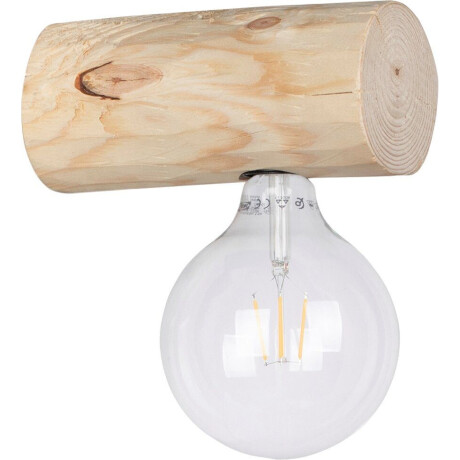 SPOT Light Wandlamp TRABO SIMPLE Houten balk van massief grenenhout ø 8-12 cm afbeelding2 - 1