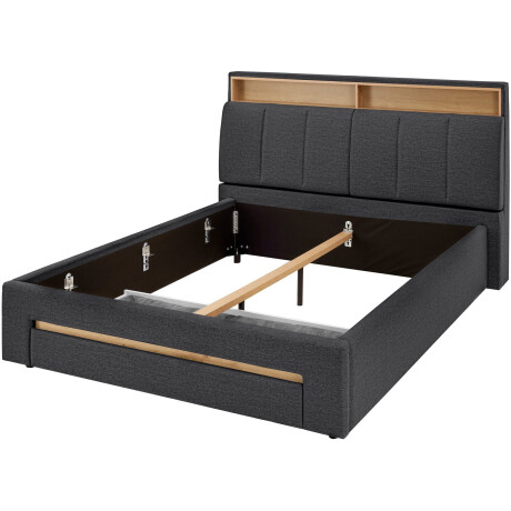 INOSIGN Gestoffeerd bed CiTY/GiRON,, gepolsterd opbergbed, met LED-verlichting Bedkisten met hondenbed of als opbergruimte, opklapbare hoofdeinden afbeelding2 - 1