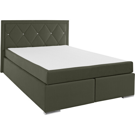 Leonique Boxspring Alfie, bestseller, optioneel met bedlade met strassteentjes in het hoofdbord, h2, h3 en h4 ter keuze afbeelding2 - 1