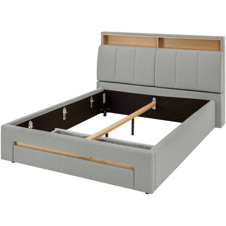 INOSIGN Gestoffeerd bed CiTY/GiRON,, gepolsterd opbergbed, met LED-verlichting Bedkisten met hondenbed of als opbergruimte, opklapbare hoofdeinden afbeelding2 - 1