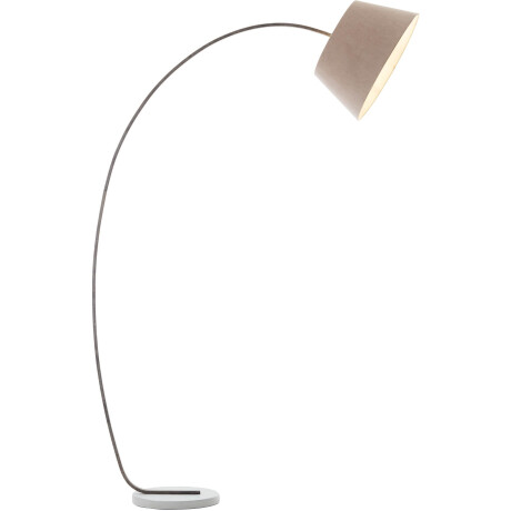 Brilliant Leuchten Booglamp Brok 196 cm hoogte, 121 cm uitsteek, e27, draaibaar, beton/metaal/textiel, taupe (1 stuk) afbeelding2 - 1