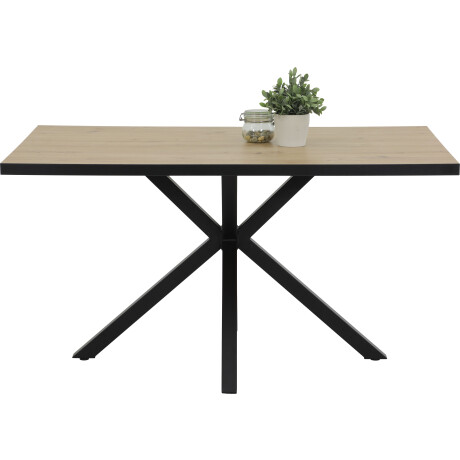 HELA Eethoek Spree Eettafel 140x90 cm met dikke rand, microvezel bekleding(4-delig) afbeelding2 - 1