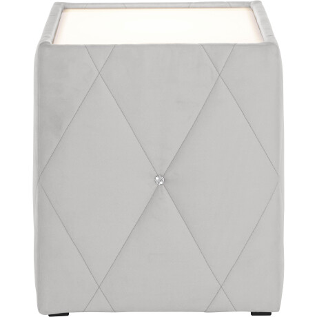 Leonique Nachtkastje Alfie met verlichting en bekleding van fluweel afbeelding2 - 1