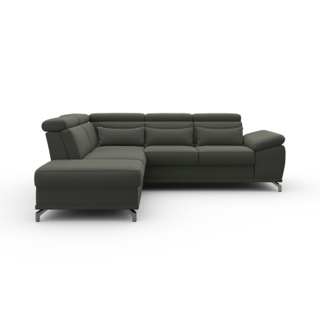 sit&more Hoekbank Cabrio L-vorm, met zitdiepteverstelling, arm- en hoofdsteunverstelling afbeelding2 - 1