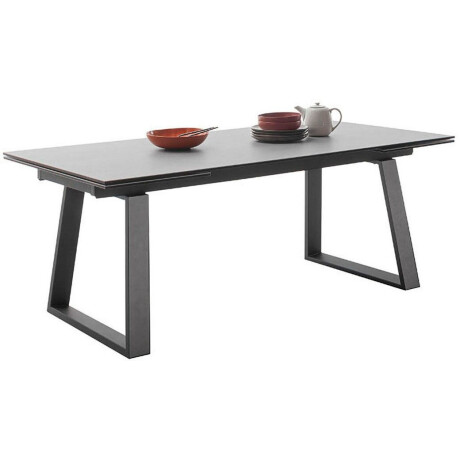 MCA furniture Eettafel NARBONNE onderstel tafel 200-300 cm Keramiek, metaal, eindschuif, uittrekbaar, tafelblad 13 mm, 10-12 personen afbeelding2 - 1