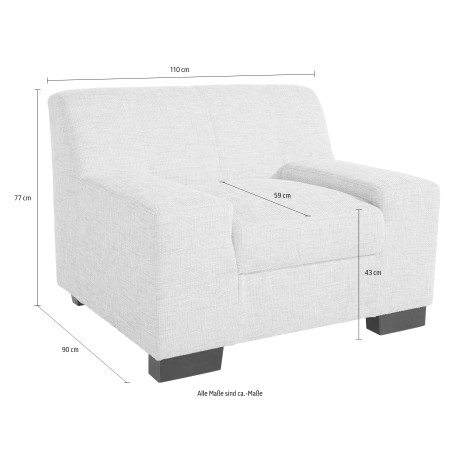 DOMO collection Fauteuil Norma Top afbeelding2 - 1