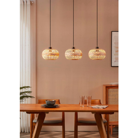 EGLO Hanglamp AMSFIELD 1 Hanglamp in zwart van staal - excl. E27 - 40W (1 stuk) afbeelding2 - 1