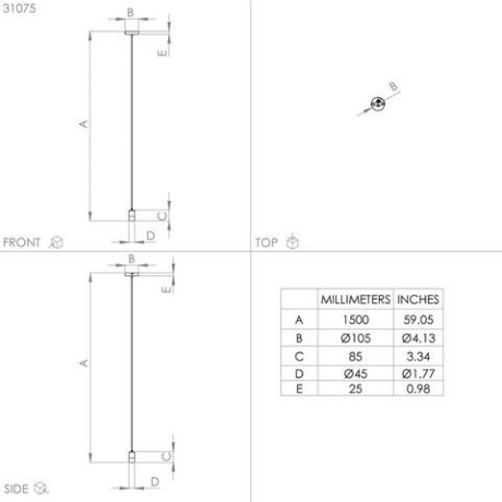 EGLO Hanglamp CALARI Hanglamp in zwart van staal - excl. E27 - 40W (1 stuk) afbeelding2 - 1