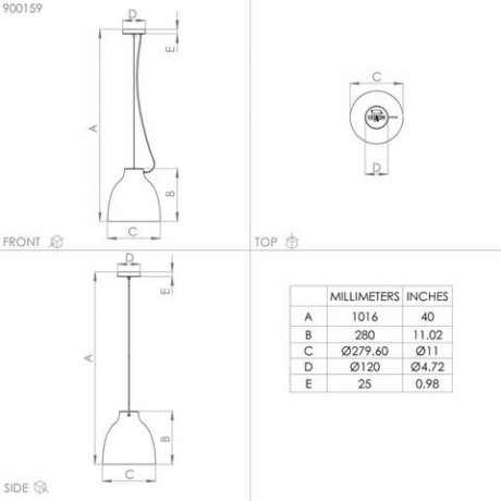 EGLO Hanglamp CAMASCA Hanglamp in taupe van staal - excl. E27 - 40W (1 stuk) afbeelding2 - 1