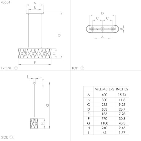 EGLO Hanglamp GILTSPUR Hanglamp in zwart van staal - excl. E27 - 40W (1 stuk) afbeelding2 - 1