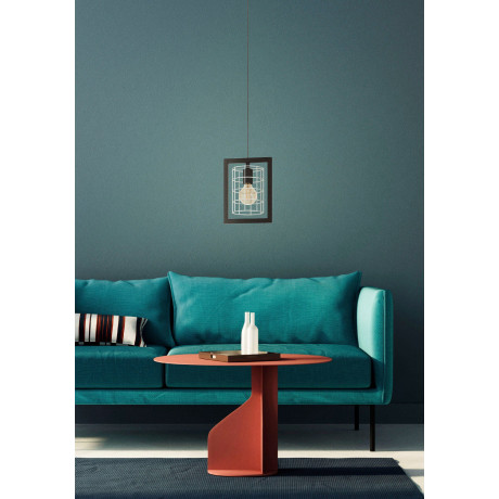 EGLO Hanglamp JUBILY Hanglamp in zwart van staal - excl. E27 - 40W (1 stuk) afbeelding2 - 1