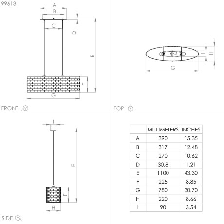 EGLO Hanglamp MARASALES Hanglamp in zwart van staal - excl. E27 - 40W (1 stuk) afbeelding2 - 1