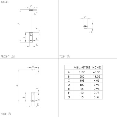 EGLO Hanglamp NAFFERTON Hanglamp in zwart en bruin van staal, hout - excl. E27 - 40W (1 stuk) afbeelding2 - 1