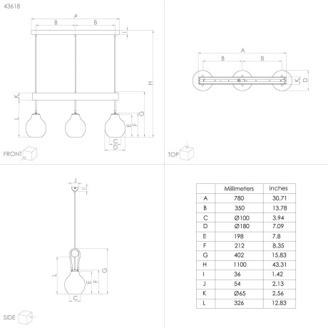 EGLO Hanglamp RODING Hanglamp in zwart en bruin van staal, hout - excl. E27 - 40W (1 stuk) afbeelding2 - 1