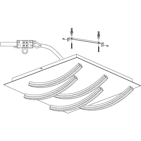 EGLO Led-plafondlamp PERTINI Led plafondlamp afbeelding2 - 1