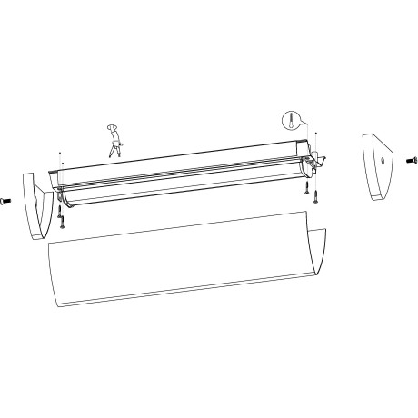 EGLO Led-wandlamp GITA 2 afbeelding2 - 1