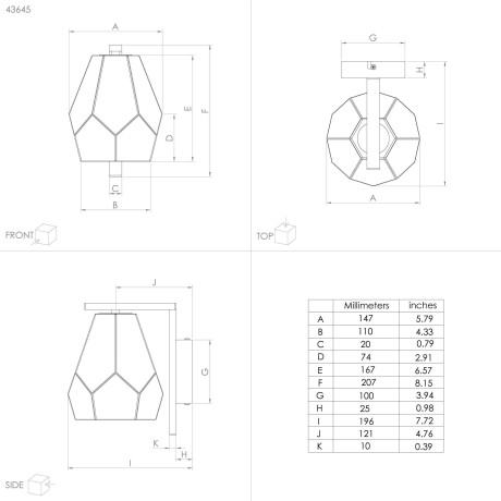 EGLO Plafondlamp MARDYKE Plafondlamp in zwart van staal - excl. E27 - 40W (1 stuk) afbeelding2 - 1