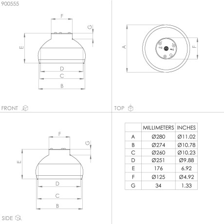 EGLO Plafondlamp MOGANO 2 Plafondlamp in zwart en koper van staal - excl. E27 - 1X40W (1 stuk) afbeelding2 - 1