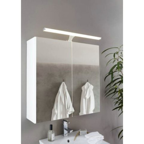 EGLO Spiegellamp VINCHIO Spiegellamp van staal en kunststof, chroom, wit, LED, IP44, L 60 cm (1 stuk) afbeelding2 - 1