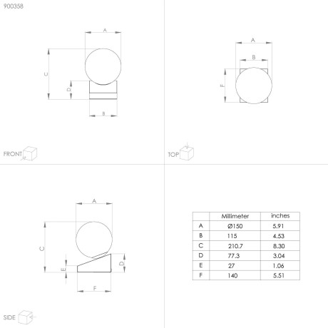 EGLO Tafellamp BILBANA Tafel lamp in zwart van staal - excl. E14 - 40W (1 stuk) afbeelding2 - 1