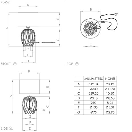 EGLO Tafellamp NIMLET Tafel lamp in zwart van staal - excl. E27 - 40W (1 stuk) afbeelding2 - 1