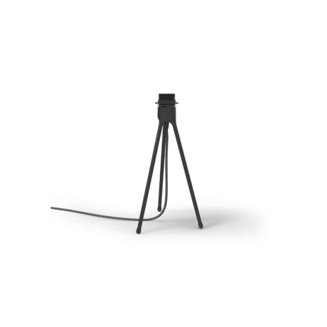 Eos Micro tafellamp light brown - met tripod zwart - Ø 22 cm afbeelding2 - 1