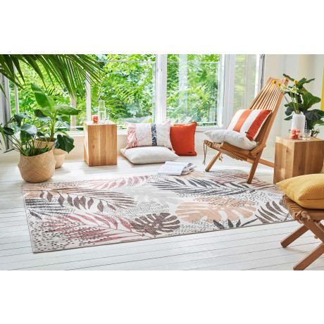 Esprit Vloerkleed Florence ESP-21077 Modern designer vloerkleed met franje, jungle, woonkamer afbeelding2 - 1