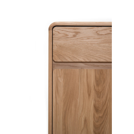 Fawn cabinet houten opbergkast naturel - 90 x 110 cm afbeelding2 - 1