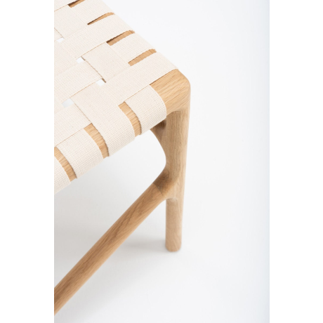 Fawn chair houten eetkamerstoel whitewash - met cotton webbing white 2001 afbeelding2 - 1