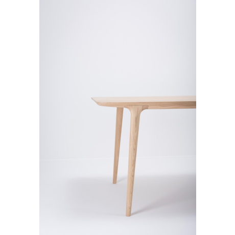 Fawn table houten eettafel whitewash - 200 x 90 cm afbeelding2 - 1