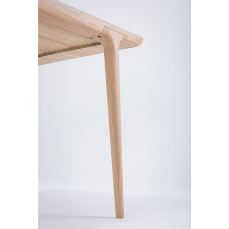 Fawn table houten eettafel whitewash - 220 x 90 cm afbeelding2 - 1