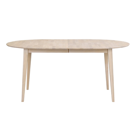 Filippa uitschuifbare houten eettafel whitewash - 170 x 105 cm afbeelding2 - 1