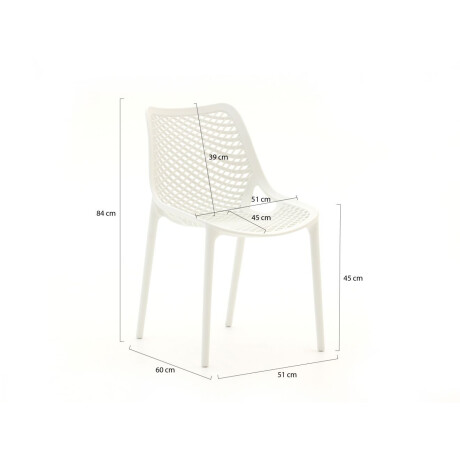 Forza Ripi/Fidenza 160cm dining tuinset 5-delig stapelbaar - Laagste prijsgarantie! afbeelding2 - 1
