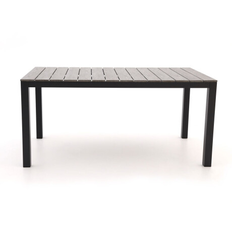 Forza Ripi/Fidenza 160cm dining tuinset 5-delig stapelbaar - Laagste prijsgarantie! afbeelding2 - 1