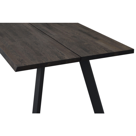 Fred houten eettafel donkerbruin - 240 x 100 cm afbeelding2 - 1