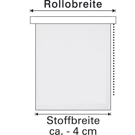 GARDINIA Rolgordijn met zijbediening Uni-Rollo 1 stuk, vaste maat (1 stuk) afbeelding2 - 1