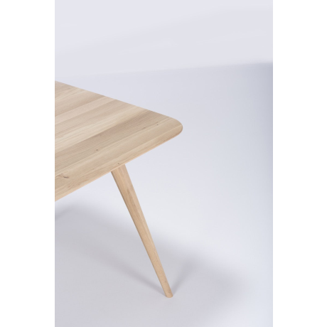 Stafa table houten eettafel whitewash - 180 x 90 cm afbeelding2 - 1