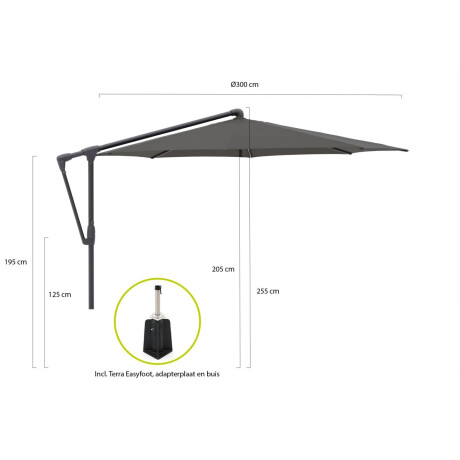 Glatz Sunwing Casa zweefparasol ø 300cm - Laagste prijsgarantie! afbeelding2 - 1