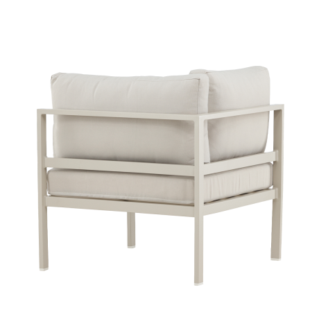 Glen aluminium modulair tuin hoekelement beige - 74 x 65 cm afbeelding2 - 1